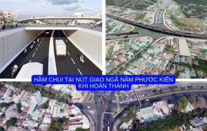 Hầm chui đầu tiên trên Quốc lộ 13 được triển khai thi công